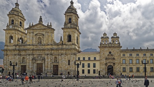 Plaza de Bolívar w Bogocie