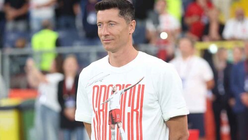 Robert Lewandowski przed meczem towarzyskim z Mołdawią