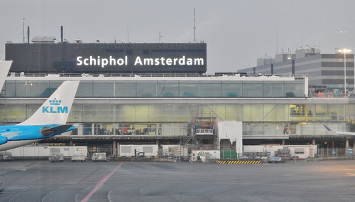 Lotnisko Schiphol w Amsterdamie