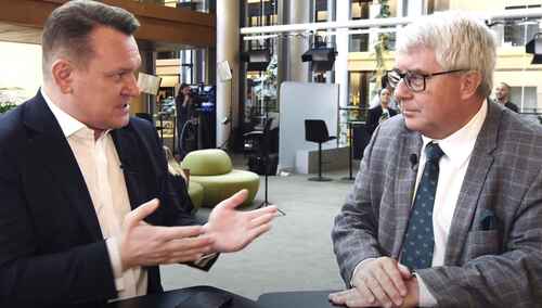 Dominik Tarczyński (z lewej) i Ryszard Czarneski