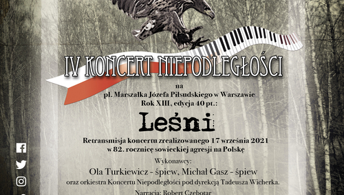 plakat "Koncertu Niepodległości"