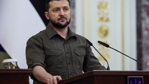 Prezydent Wołodymyr Zełenski