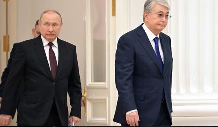 Władimir Putin i Kasym-Żomart Tokajew