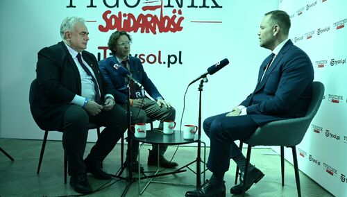 Tomasz Sakiewicz, Rafał Woś, Karol Nawrocki