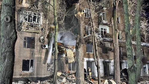 Zniszczenia dokonane przez Rosjan