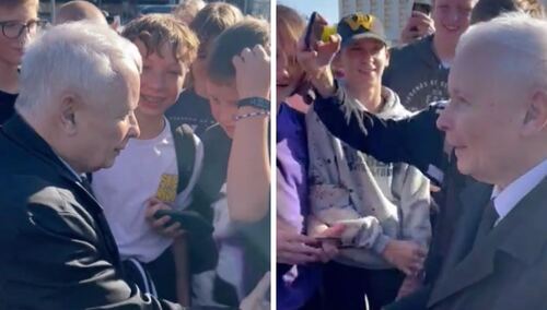 Jarosław Kaczyński spotkał się z młodzieżą