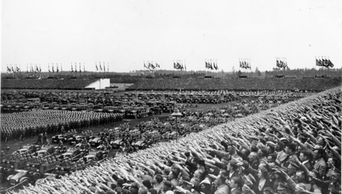 Zjazd niemieckich narodowych socjalistów. Norymberga. 1936