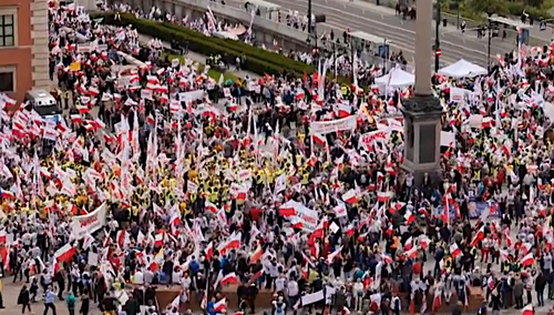 Demonstracja Solidarności "Precz z Zielonym Ładem", 10 maja 2024 r.