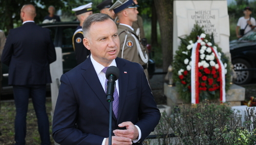 Prezydent: To, co działo się w Warszawie, jest podobne do dzisiejszej agresji na Ukrainę