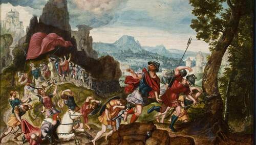 Krajobraz z nawróceniem Szawła w drodze do Damaszku