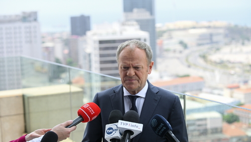 Donald Tusk w Angoli