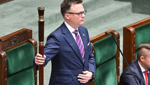 Szef Polski 2050 Szymon Hołownia