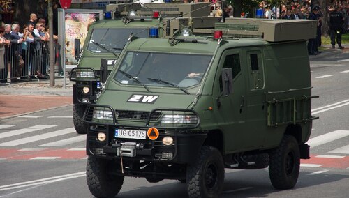 Pojazd Żandarmerii Wojskowej, zdjęcie poglądowe