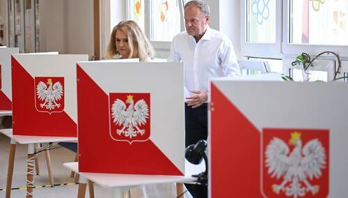 Premier Donald Tusk wraz z małżonką Małgorzatą