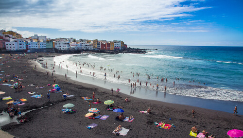 Playa Jardín en Puerto de la Cruz, Tenerife