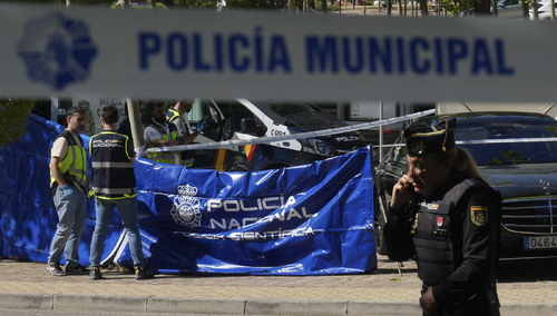 Miejsce zbrodni w Madrycie