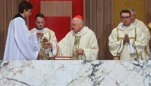 kard. Kazimierz Nycz w czasie Mszy św. w intencji Ojczyzny