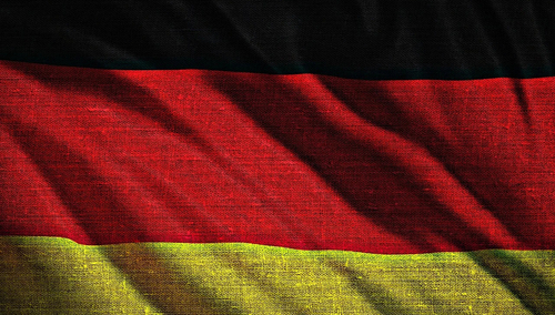 Flaga Niemiec. Ilustracja poglądowa