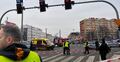 Miejsce wypadku na Placu Rodła w Szczecinie
