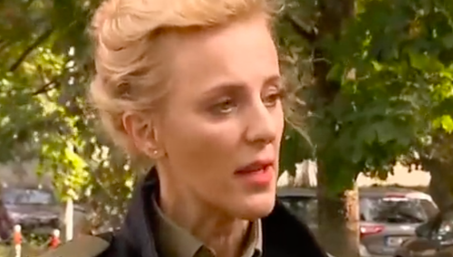 [WIDEO] „Jakby pani zrozumiała Azyl Berlin?”. Rzeczniczka SG znów nie zostawiła suchej nitki na dziennikarce