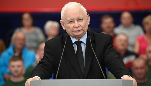 Prezes PiS Jarosław Kaczyński