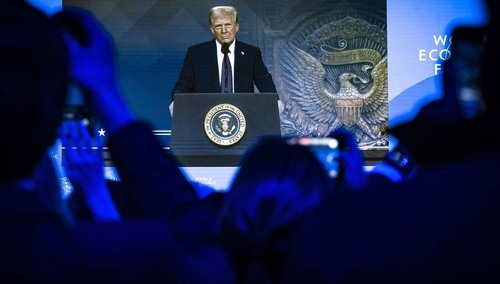 Donald Trump na szczycie w Davos