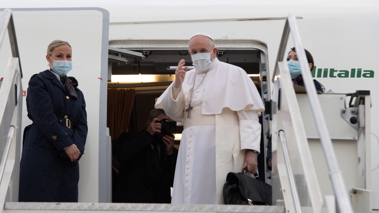 Papież Franciszek przybył do Bagdadu