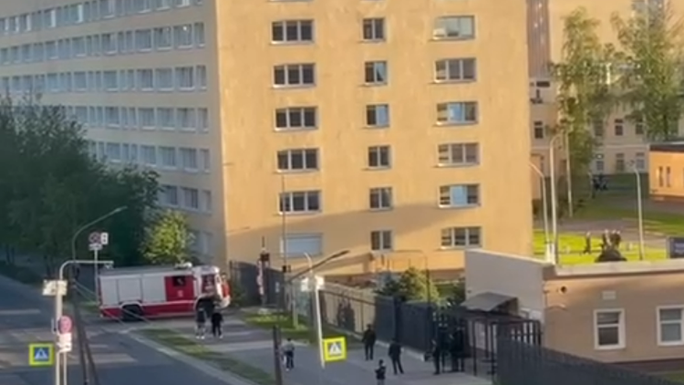 Wybuch na uczelni wojskowej w Petersburgu