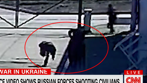 [WIDEO] „Rosjanie strzelają w plecy cywilom”. Pokazano wstrząsające nagranie