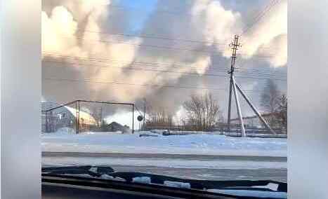 Pożar w hotelu pracowniczym 