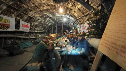 Wigilia protestujących w PG Silesia