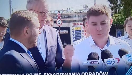 Awantura na konferencji prasowej