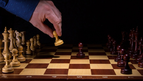 Szachy. Ilustracja poglądowa