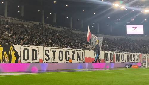 Kibice Pogoni Szczecin upamiętnili 45-lecie Solidarności