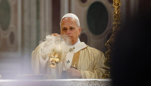 Leon XIV w Bazylice Laterańskiej