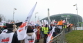 Protest związkowców w Gliwicach