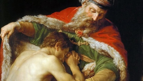 "Powrót syna marnotrawnego". Pompeo Batoni