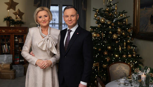 Andrzej Duda i Agata Kornhauser-Duda