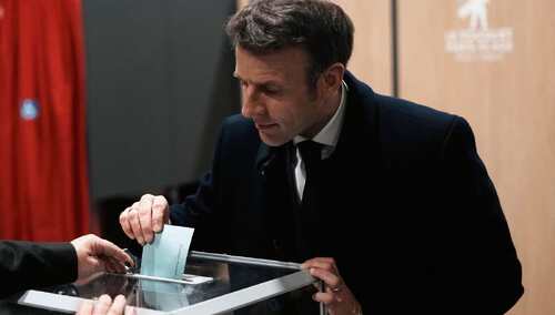 Prezydent Francji Emmanuel Macron