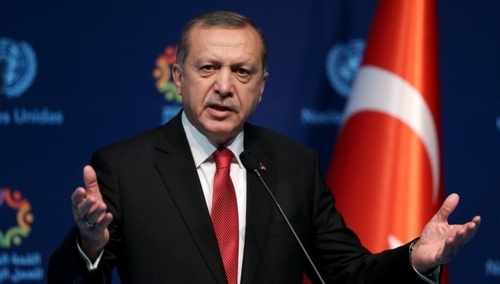 Prezydent Turcji Recep Tayyip Erdogan