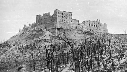 Ruiny klasztoru Monte Cassino