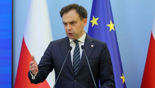 Minister finansów i gospodarki Andrzej Domański