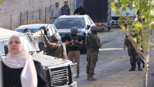 Izraelscy żołnierze w Zachodnim Brzegu
