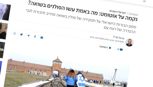 Tekst w Israel Hayom