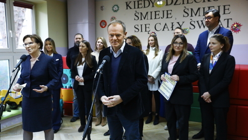 Donald Tusk i Ewa Kopacz