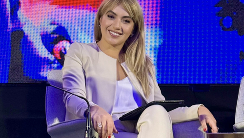 Silvia Uscov na konferencji Make Europe Great Again