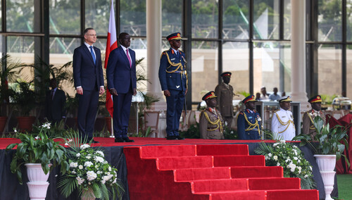 Andrzej Duda w Kenii