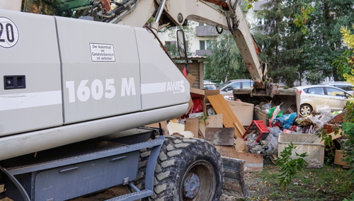 Sprzątanie po powodzi w Nysie, 23 września 2024 roku