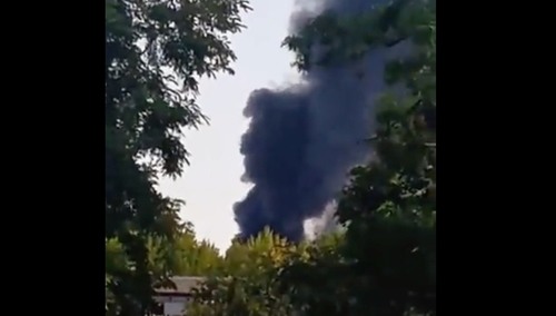 Płonie rosyjski magazyn pełen amunicji. Ukraińskie siły publikują nagranie [WIDEO]