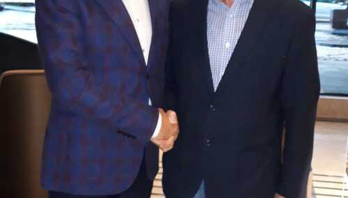 [ Z ostatniej chwili] W Mińsku rozpoczęło się spotkanie Piotra Dudy z liderem niezależnych białoruskich związkowców Aleksandrem Jaroszukiem